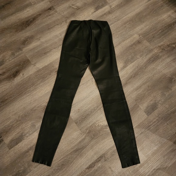 By Malene Birger Elenasco Black Lamb Leather Leggings EU 36 US 4–6 Scandi Luxury - Picture 6 of 10